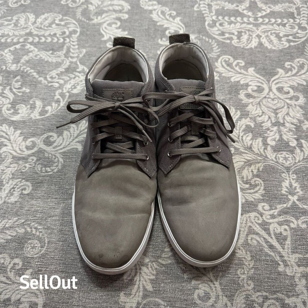 Timberland Men's Groveton Chukka Shoes Size 13 Standard Gray Casual Sneaker